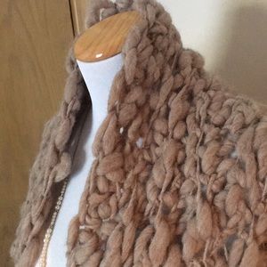 Thick Woven Wool Shawl Wrap
